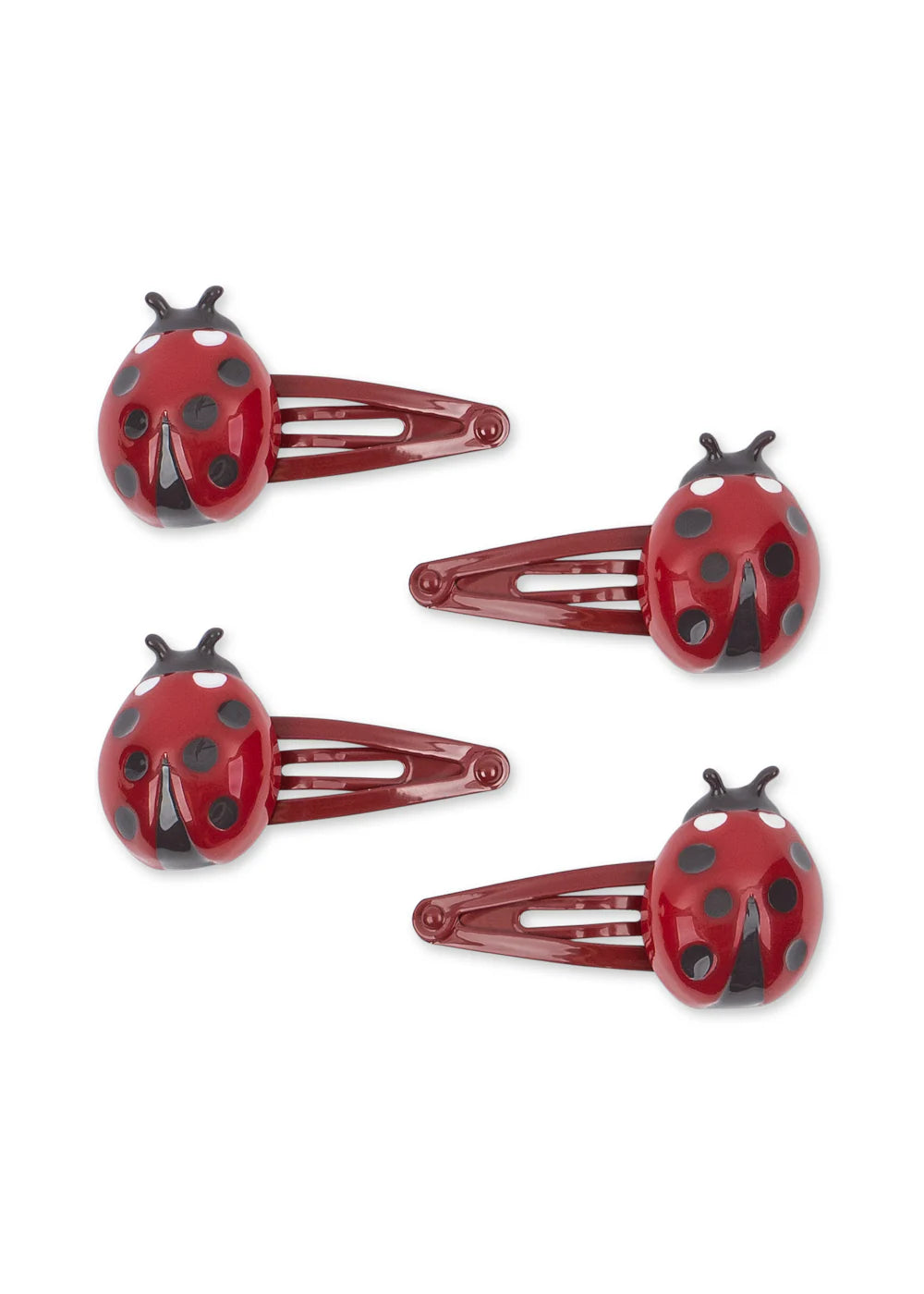 Konges Slojd - Haarclip Set (4pack) | Ladybug