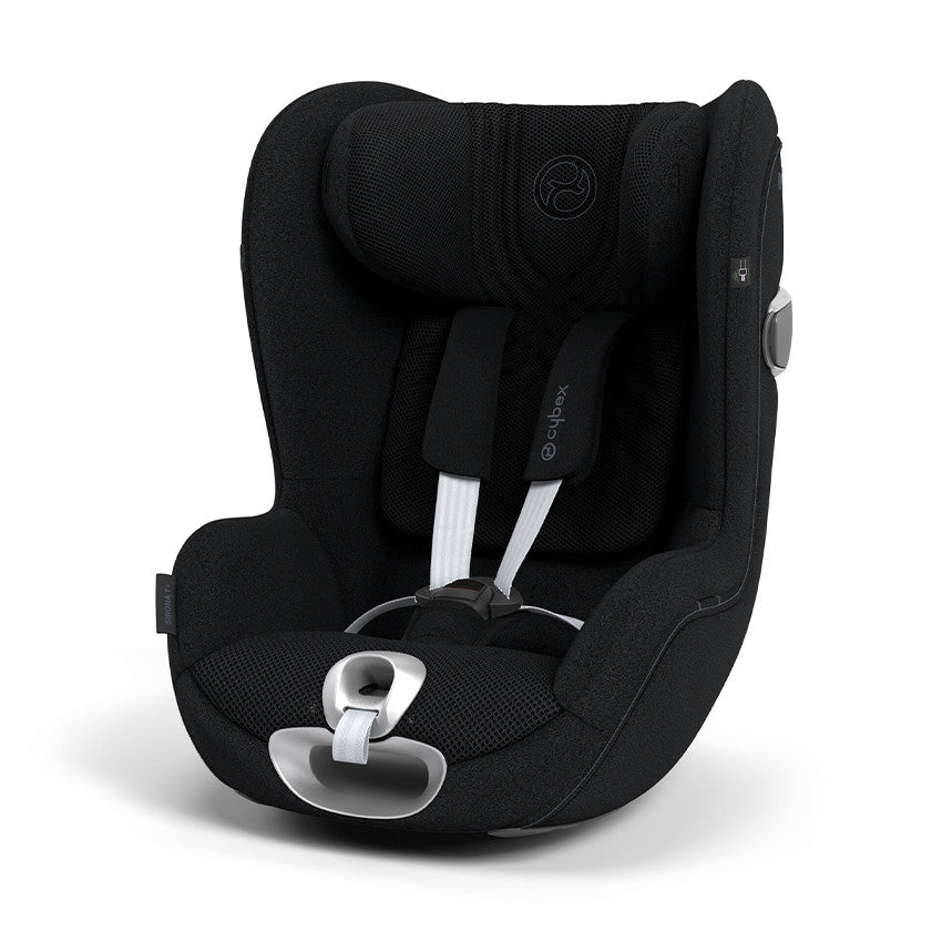 Cybex Sirona T i-Size Plus autostoel in Sepia Black, uitgerust met 360° rotatie en geavanceerde veiligheidsvoorzieningen