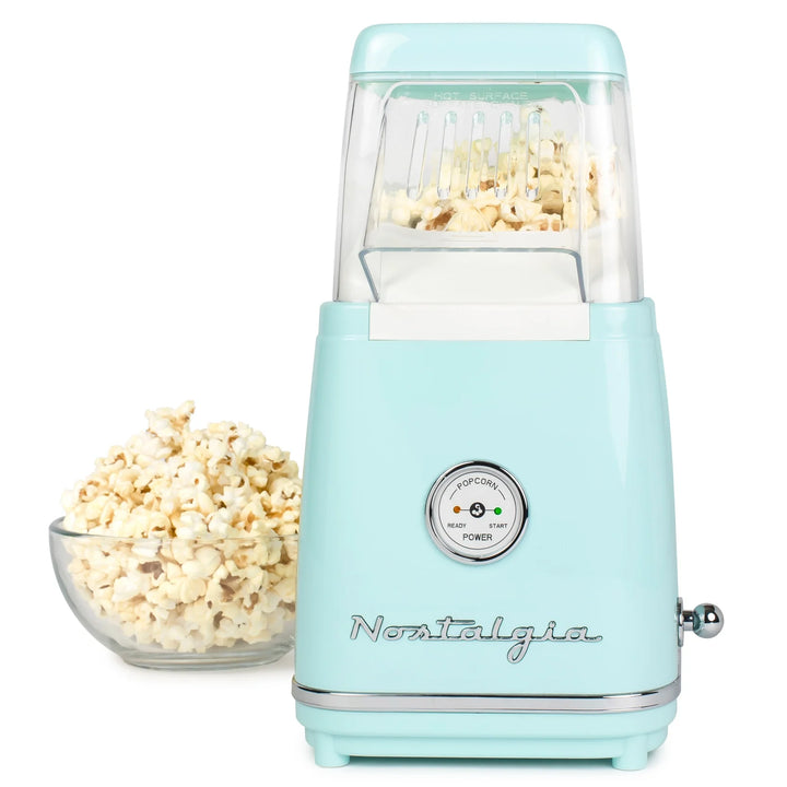 Popcornmachine Hetelucht Retro Aqua