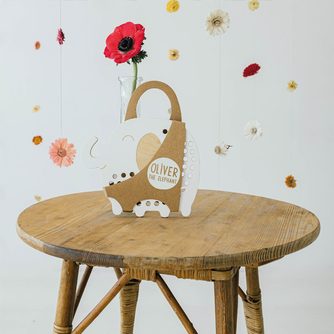 Milin - Houten Rijgspel Oliver | Elephant