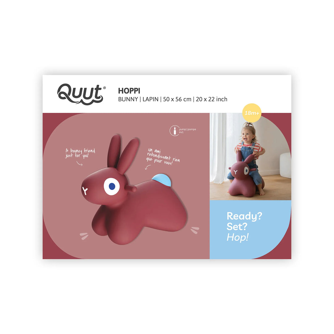 Quut - Hoppi Bunny | Springkonijn Burgundy