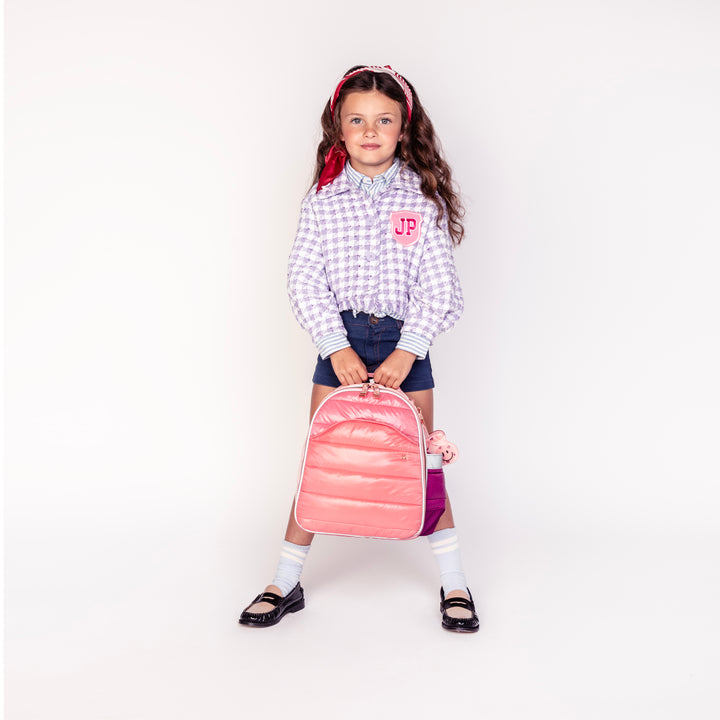 Roze puffer rugzak voor peuters – Jeune Premier Ralphie Puffer Pink