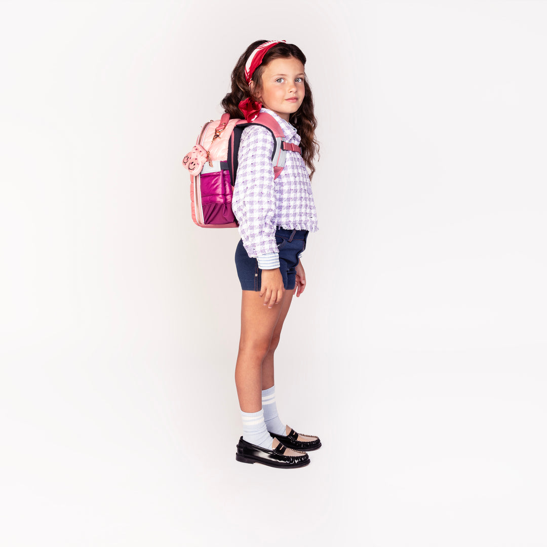 Roze puffer rugzak voor peuters – Jeune Premier Ralphie Puffer Pink