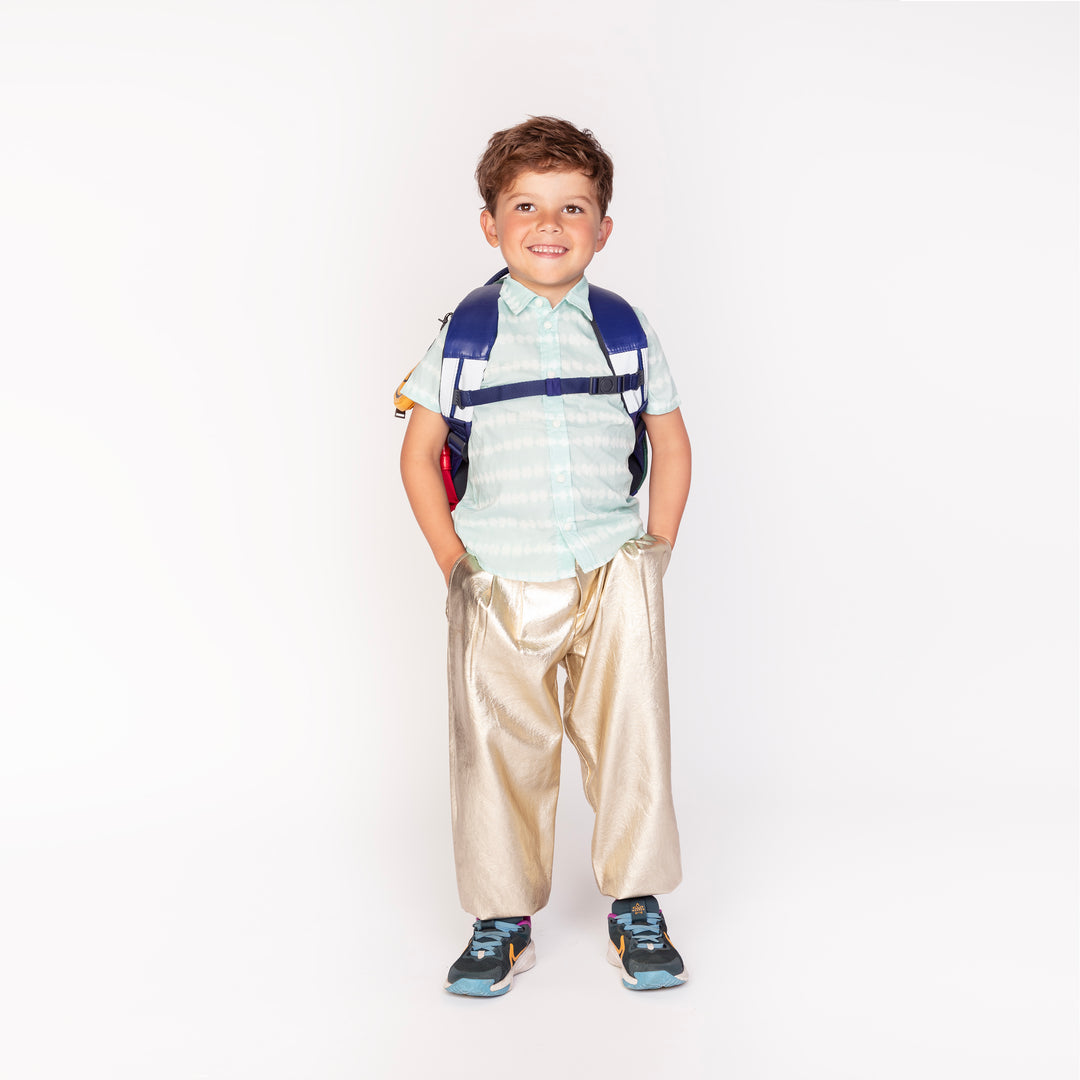 Kinder rugzak met pufferlook en kleurrijke print – Ralphie Puffer Pop