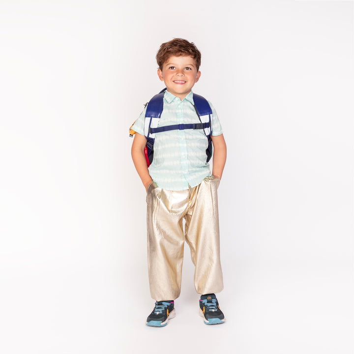 Kinder rugzak met pufferlook en kleurrijke print – Ralphie Puffer Pop