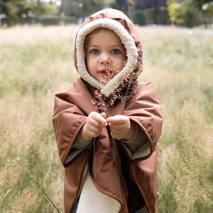 Bemini - Reisponcho 9-36m Waterproof Teddy Rainy | Chocolat