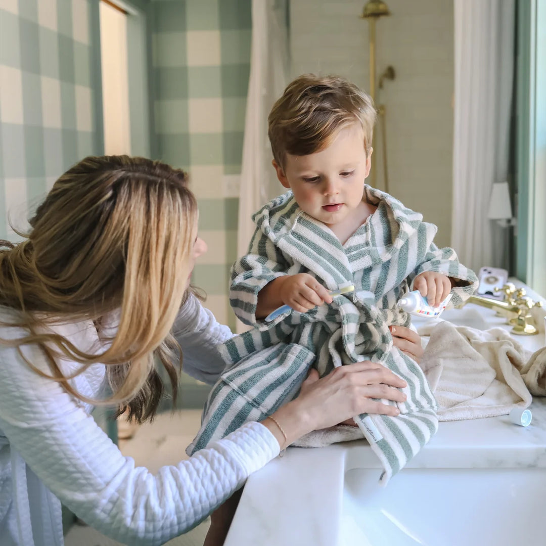 Snuggle Me - Badjas | Leigrijs