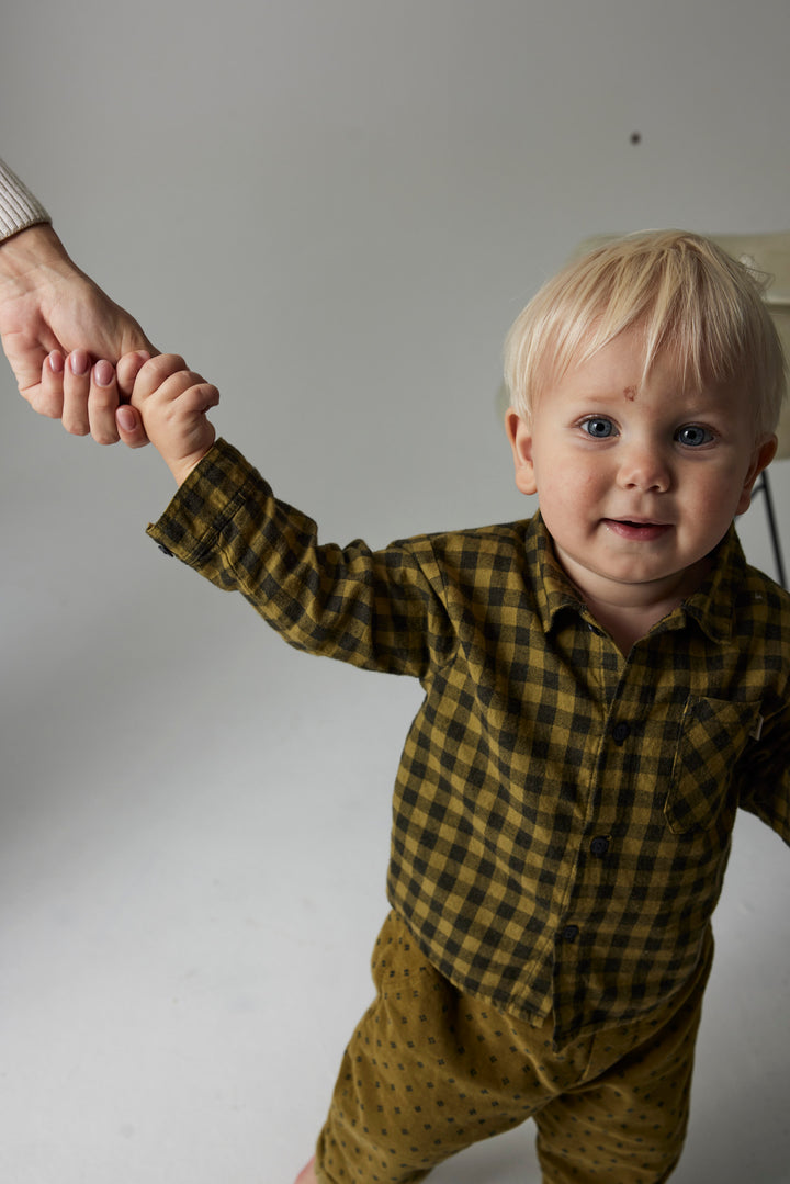 Hemd Samuel Gingham Green