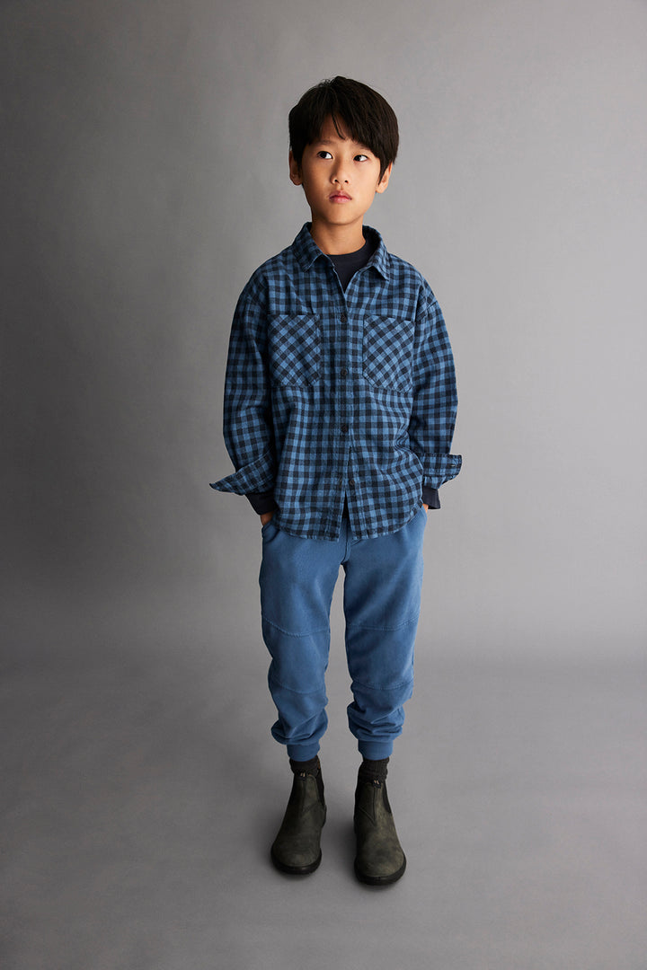 Hemd Samuel Gingham Blue