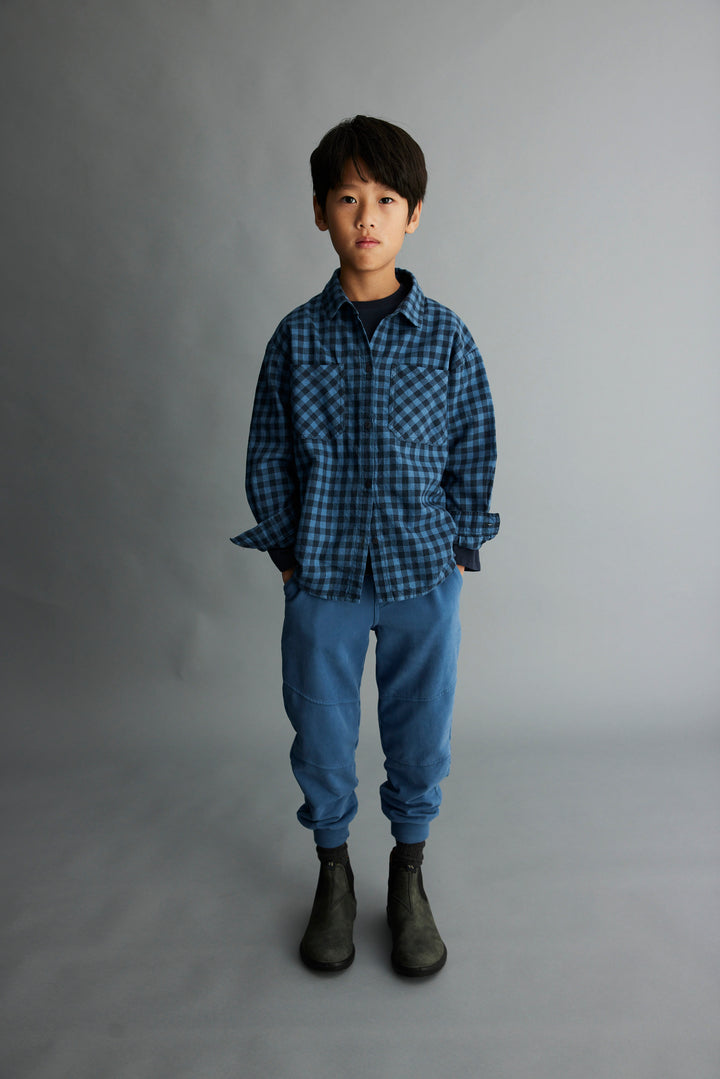 Hemd Samuel Gingham Blue