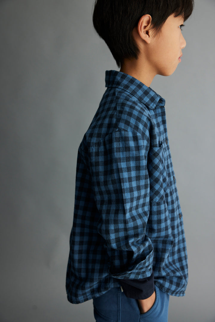Hemd Samuel Gingham Blue