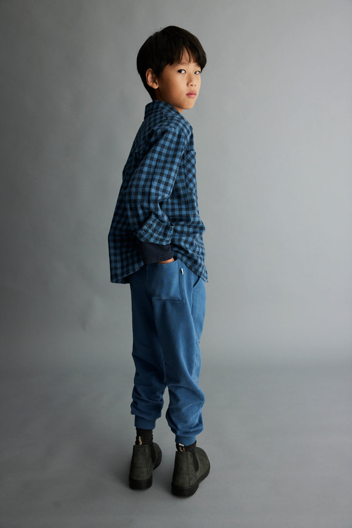 Hemd Samuel Gingham Blue