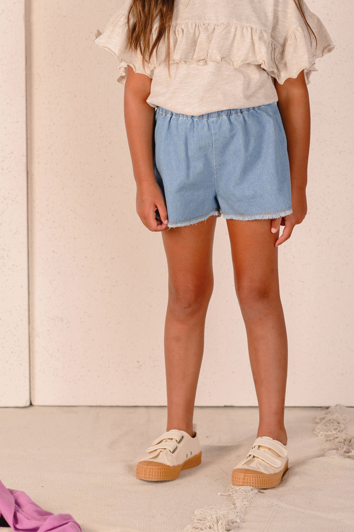 Jeans Short Denim Blue