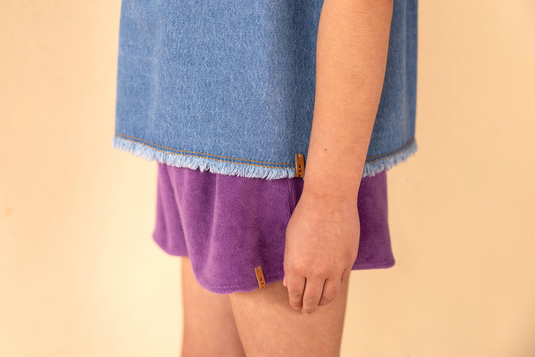 Short Fix Terry Purple