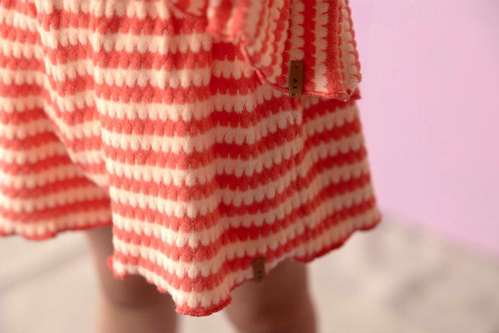 Nixnut - Short Fix | Coral Stripe