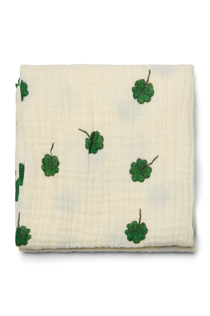 Studio Noos - Tetradoek Medium 70 x 70 cm Klaver | Wit