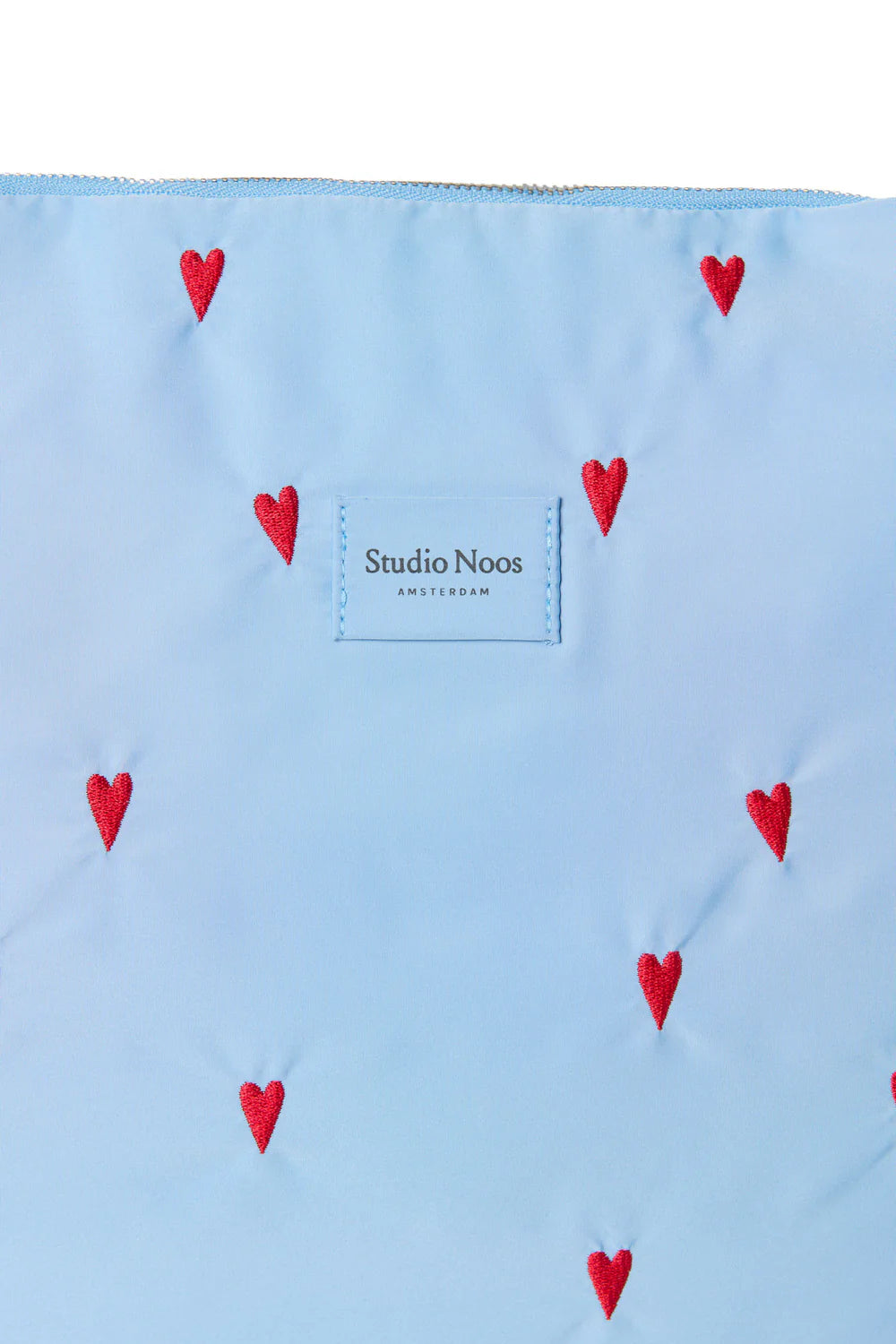 Studio Noos - Verzorgingstas Puffy | Hearts Light Blue