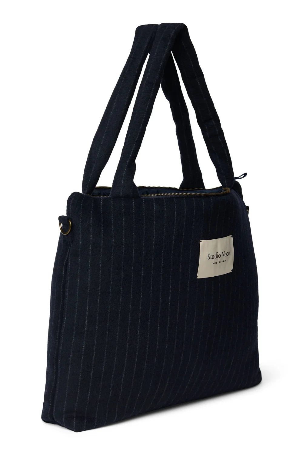 Studio Noos - Verzorgingstas Flannel Chalkstripe | Dark Blue