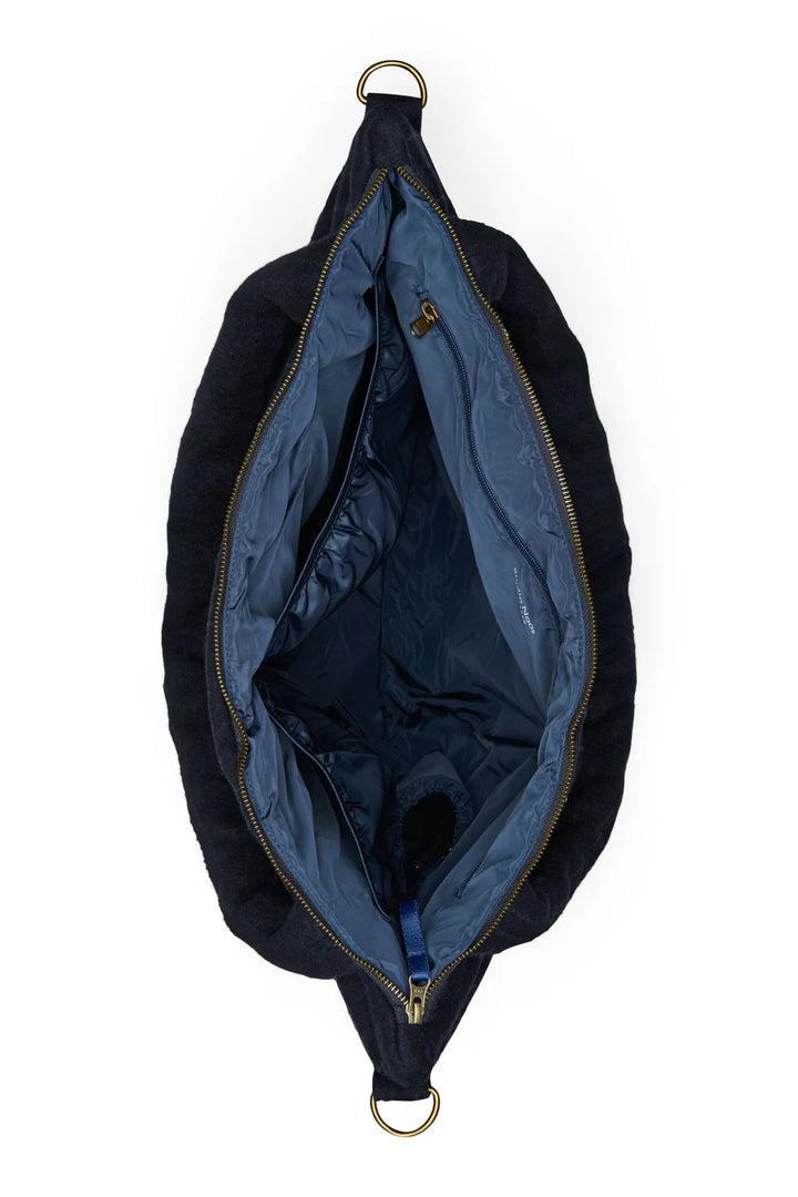 Studio Noos - Verzorgingstas Flannel Chalkstripe | Dark Blue