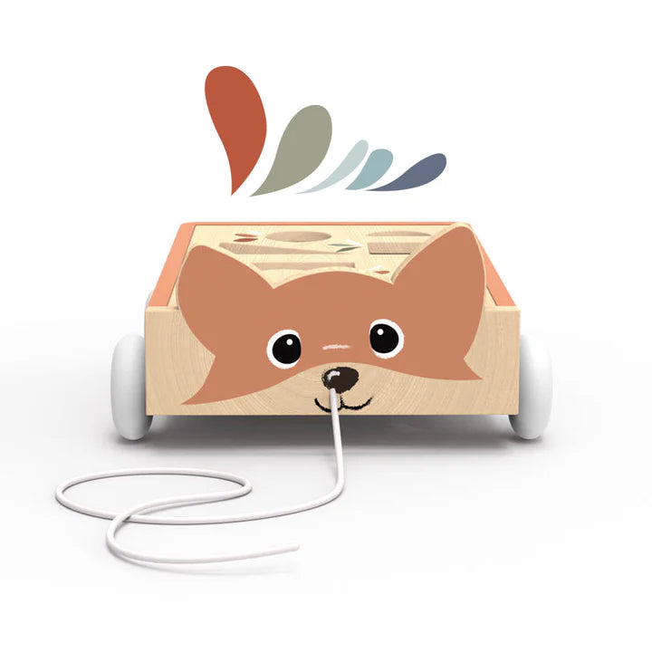 Speedy Monkey - Blokkenwagen Vos