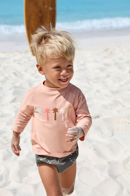 Lassig - Zwem T-shirt Rashguard | Palms Peach