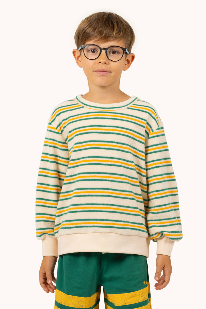 Sweater Multi Stripes Light Cream