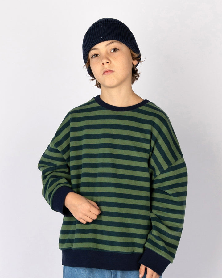 Nixnut - Sweater Rel Moss Stripe