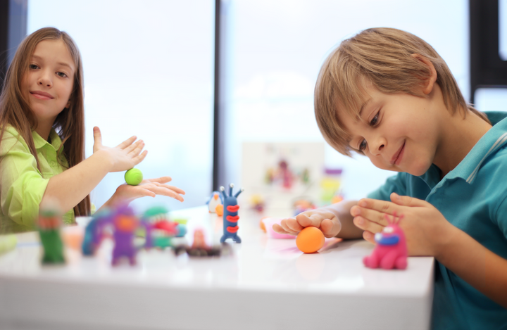 Hey Clay Starterset Klei Bijoux Rings Flower met 3 potjes in diverse kleuren