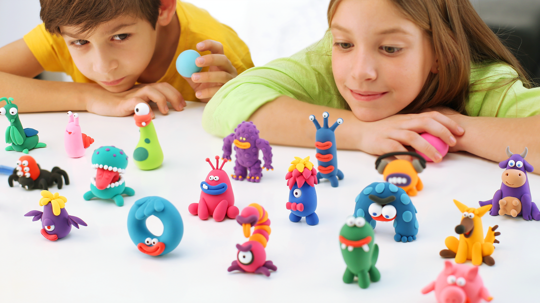 Hey Clay Starterset Klei Dino's met 15 potjes in diverse kleuren