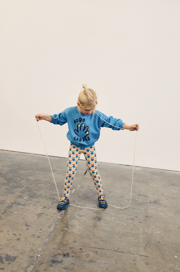 Bobo Choses - Sweater High Five Blue