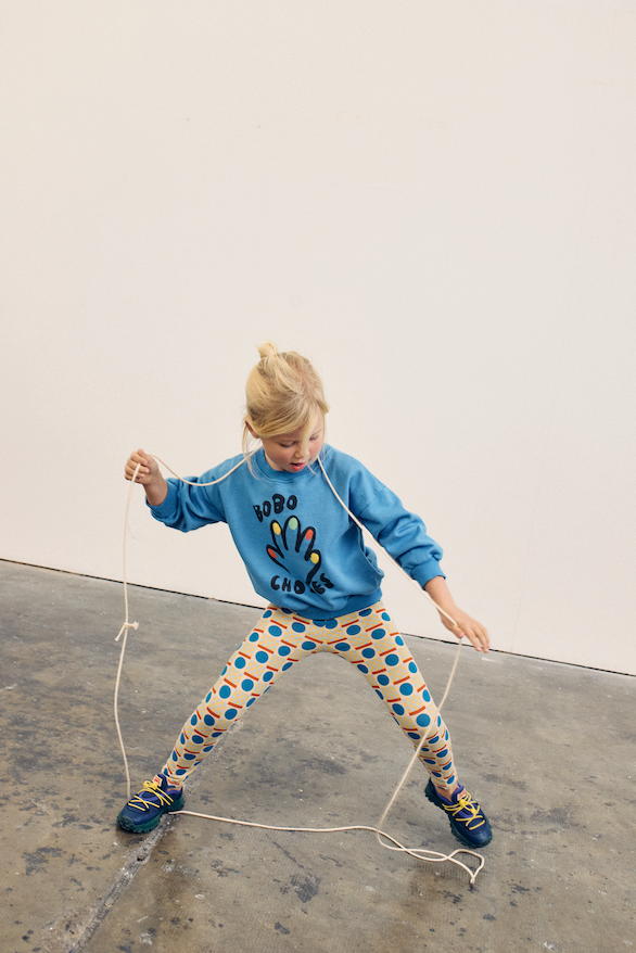 Bobo Choses - Sweater High Five Blue