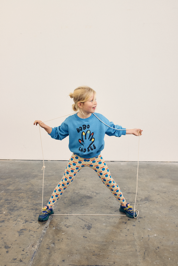 Bobo Choses - Sweater High Five Blue