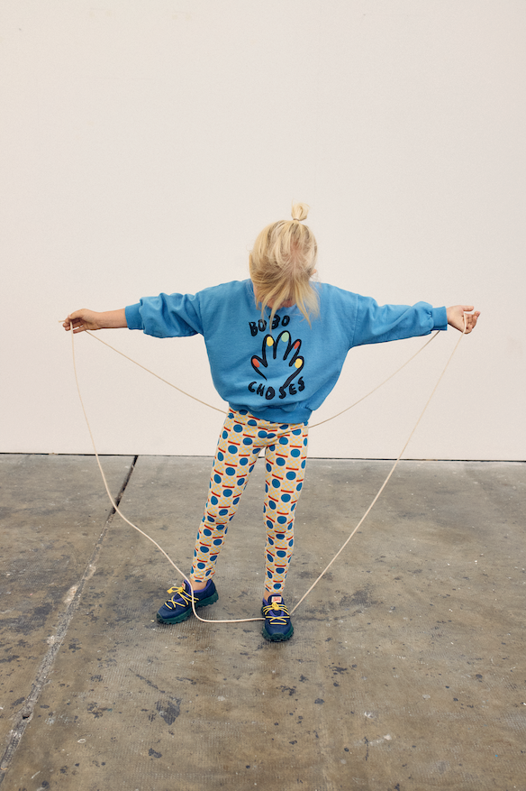 Bobo Choses - Sweater High Five Blue
