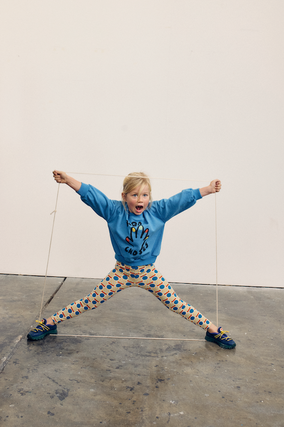 Bobo Choses - Sweater High Five Blue