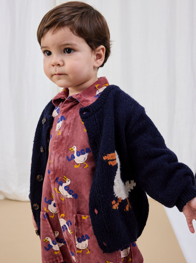 Bobo Choses - Salopette Baby La Oca Woven All Over Brown