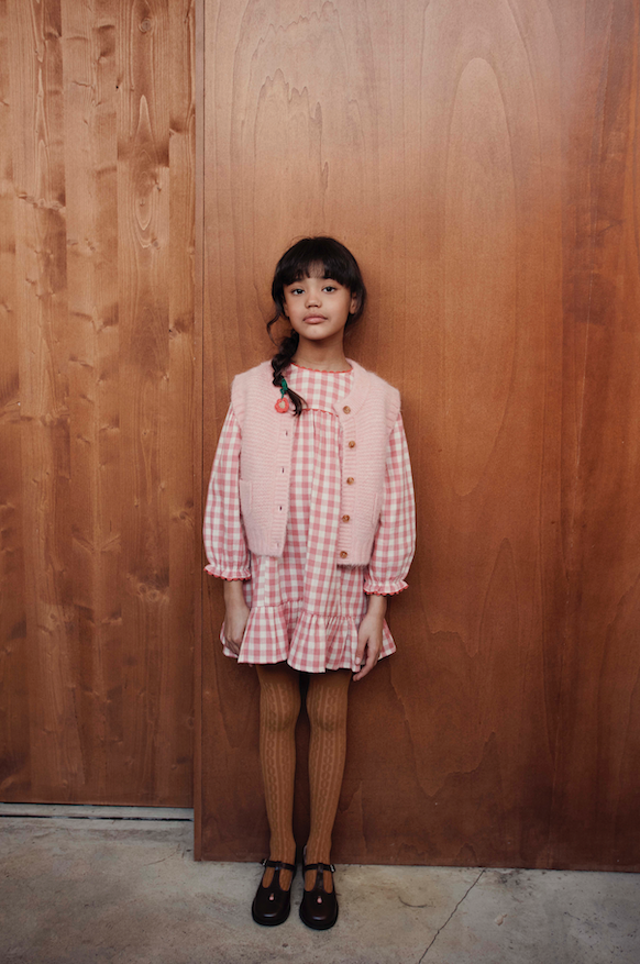 Emile et Ida - Jurk Vichy Gauze Gingham