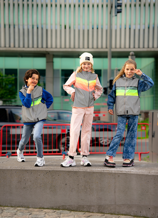 Gofluo - Fluo Vestje North Grey Reflective