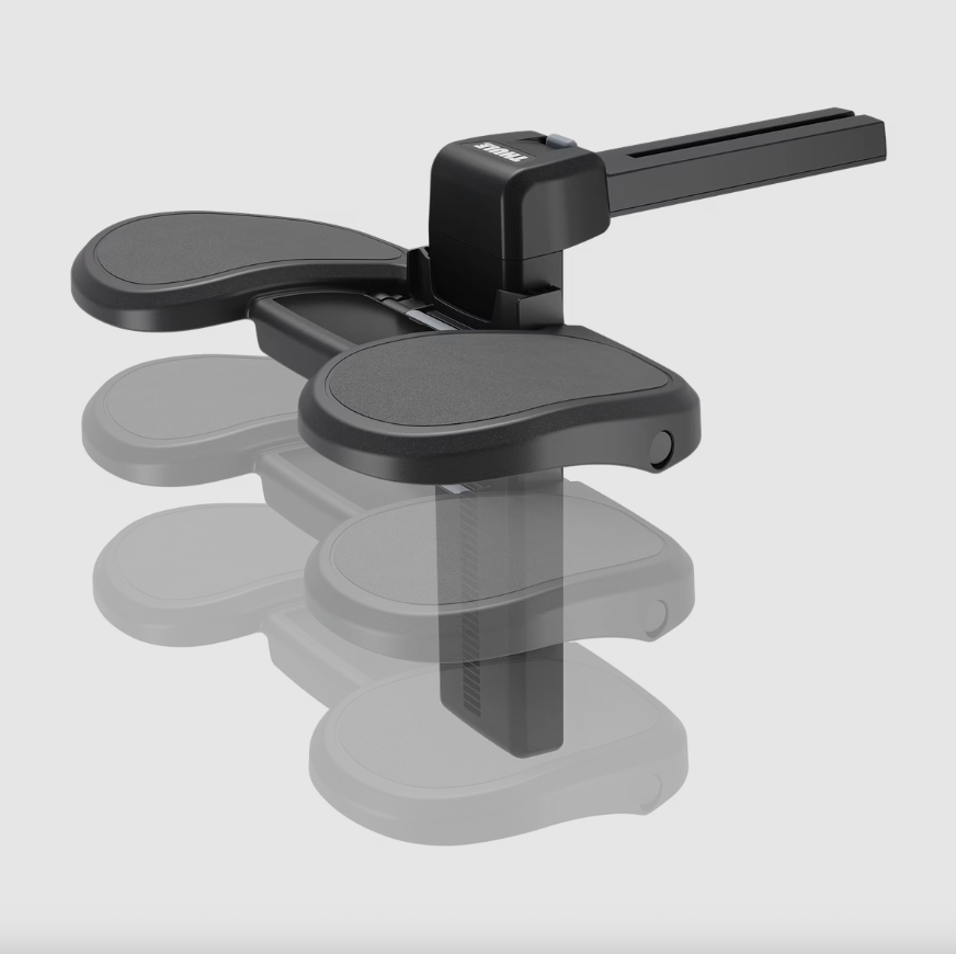 Thule Palm voetensteun voor autostoel, zwart en inklapbaar design