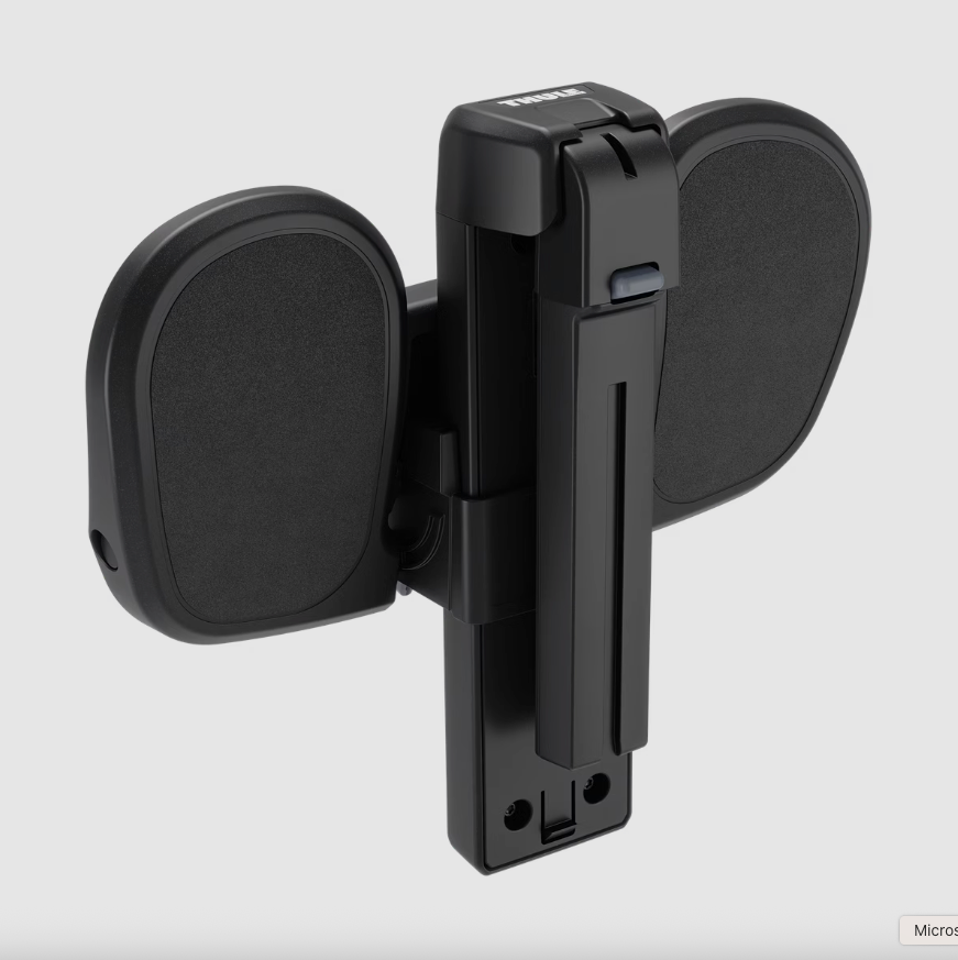 Thule Palm voetensteun voor autostoel, zwart en inklapbaar design