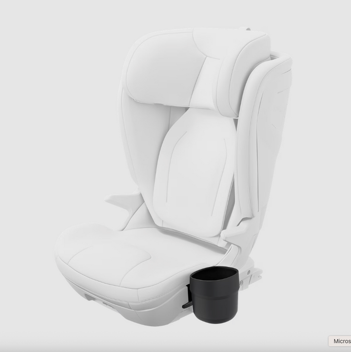 Zwarte Thule bekerhouder voor Palm en Elm autostoelen, eenvoudig te bevestigen