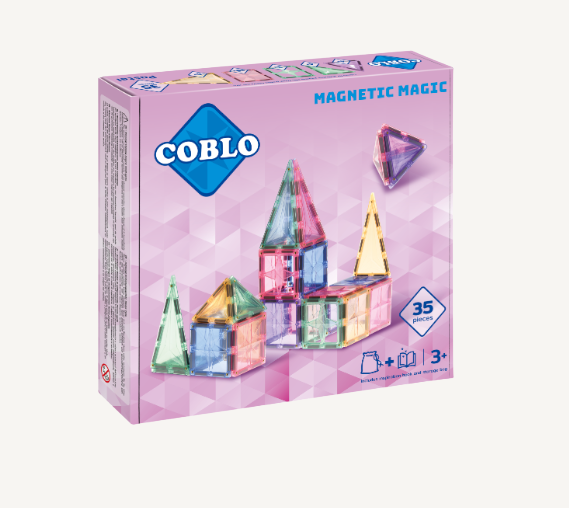 Magnetische Tegels Coblo Pastel (35 stuks)