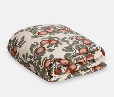 Gevuld deken van Garbo & Friends in katoen mousseline met Pomme-print