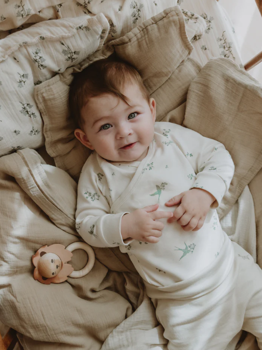 Garbo & Friends - Donsovertrek Junior 100 x 140/40 x 60 cm | Olive