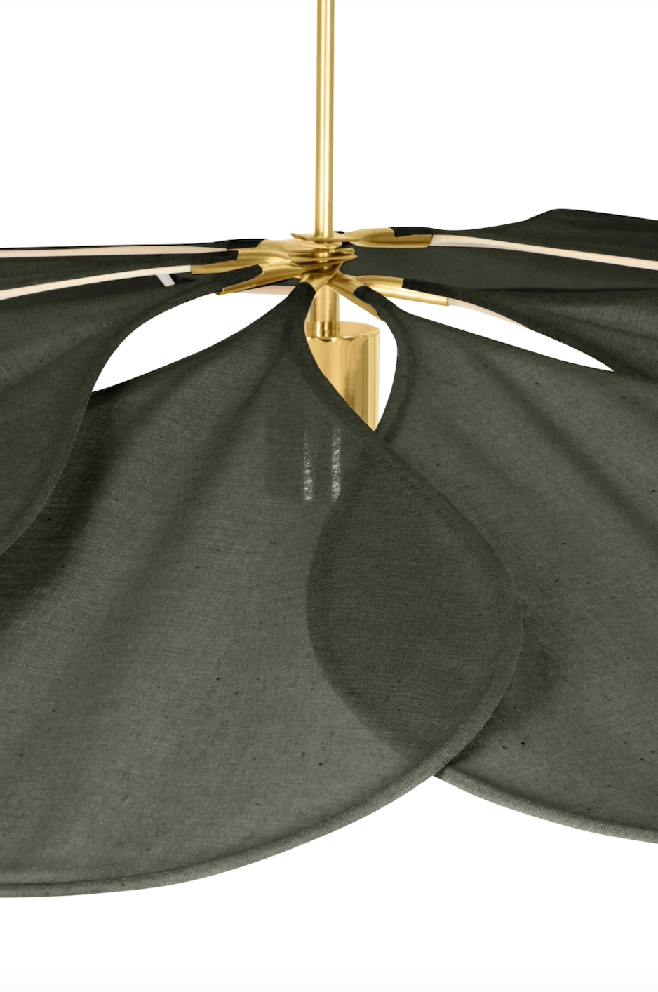 Lamp Pale Medium (120cm) Olive Sombre - Dark Olive (excl. Stang)