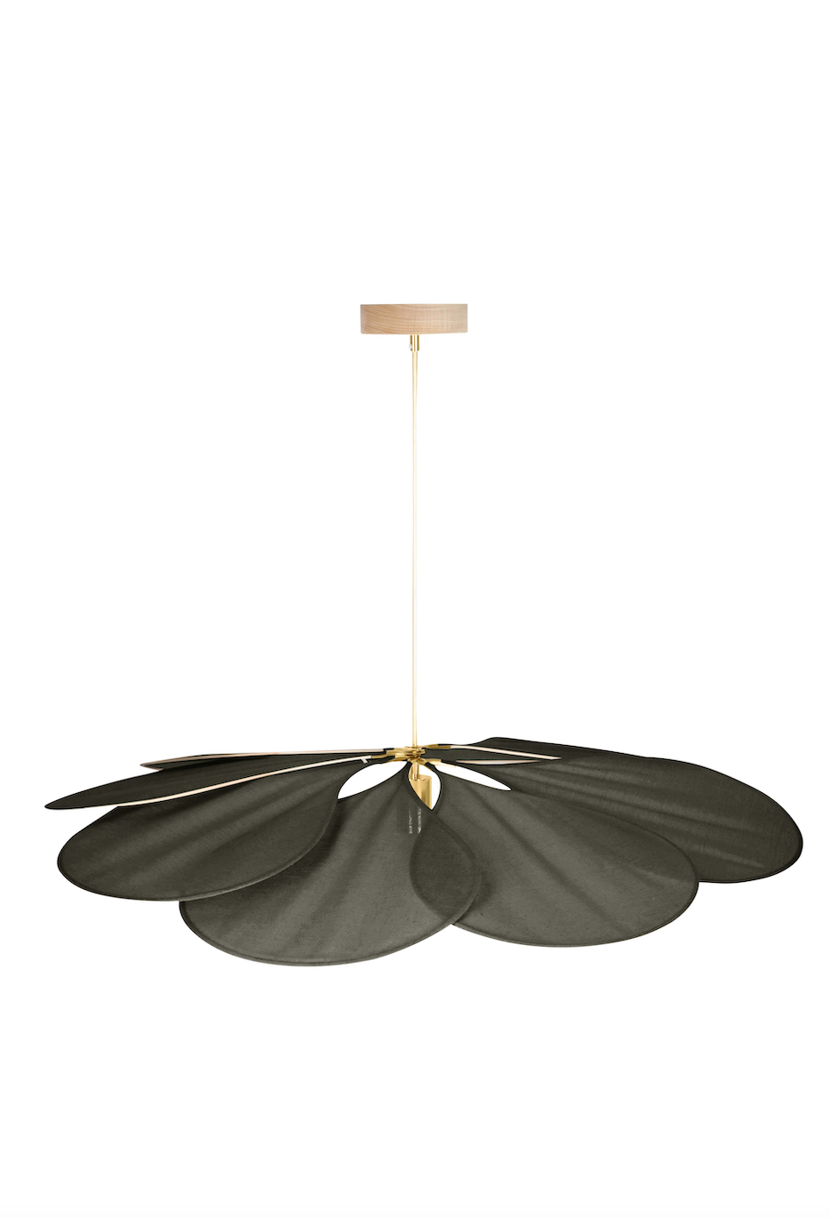 Lamp Pale Small (80cm) Olive Sombre - Dark Olive (excl. Stang)