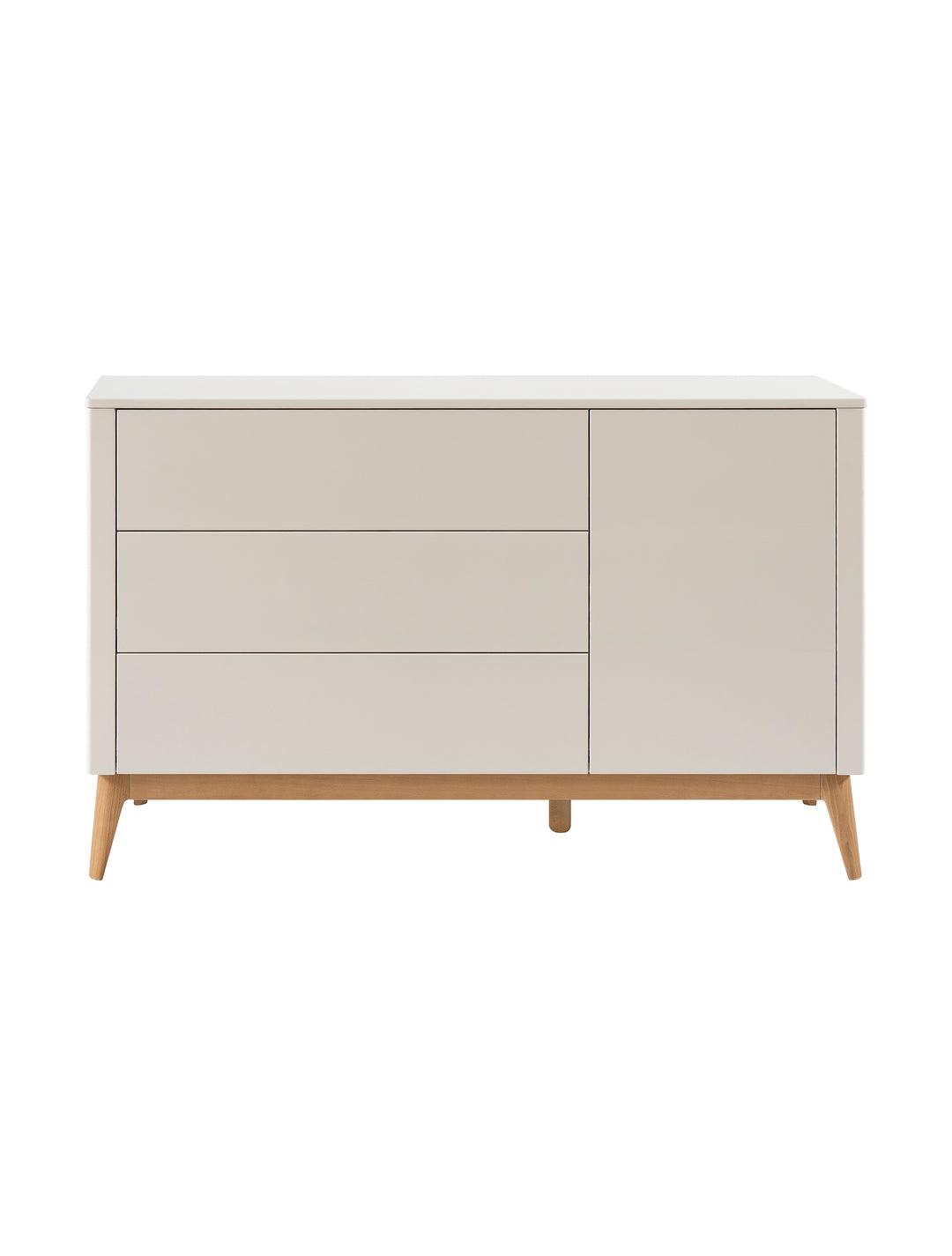 Pinio - Commode Seth 3 Laden + 1 Deur Champagne