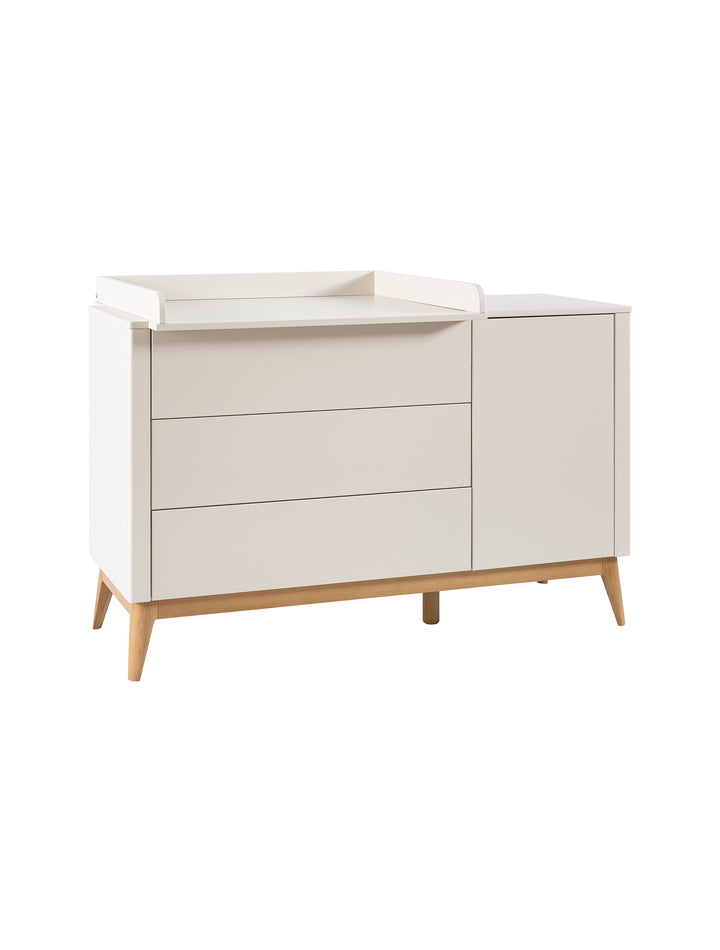 Pinio - Commode Seth 3 Laden + 1 Deur Champagne