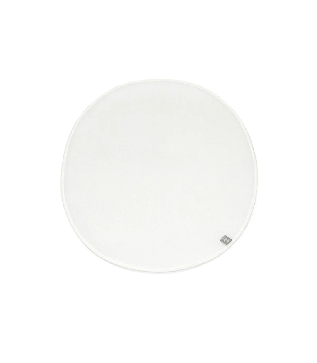 Stokke Sleepi Mini V3 matrasbeschermer in wit, waterdicht en ademend, speciaal ontworpen voor de Sleepi Mini matras
