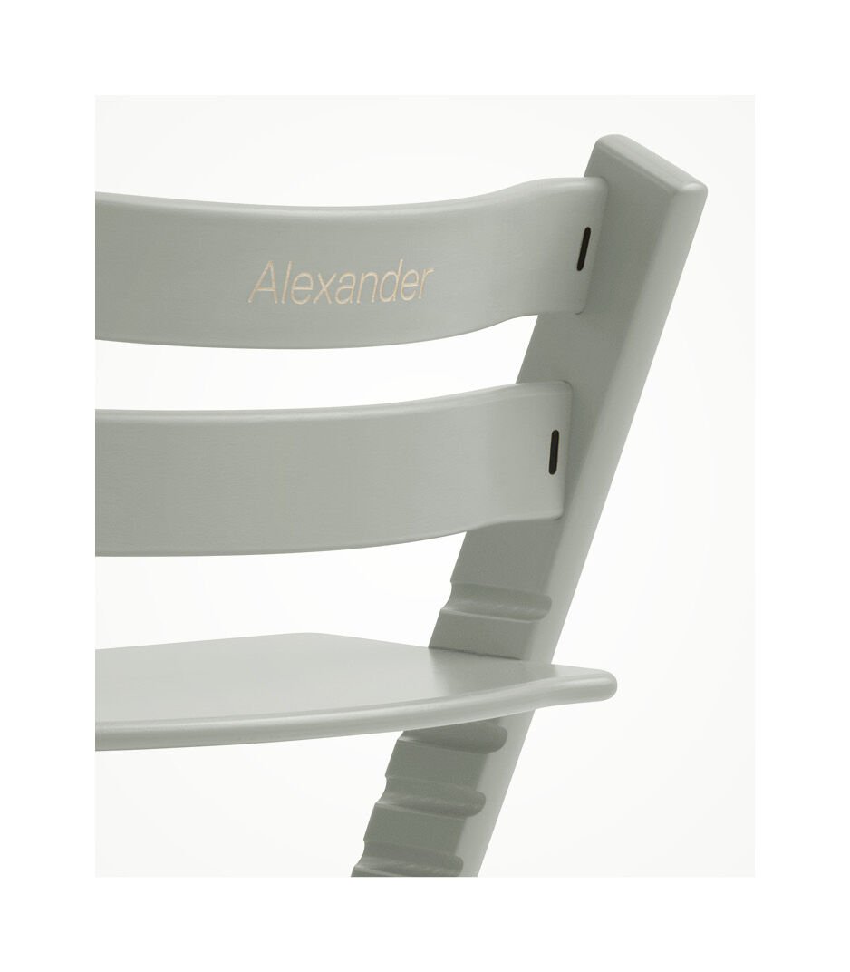 Stokke Tripp Trapp Glacier Green kinderstoel in Scandinavisch design, verstelbaar en duurzaam.