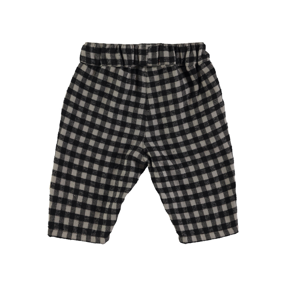 Broek Baby Vichy Flannel Black / Grey